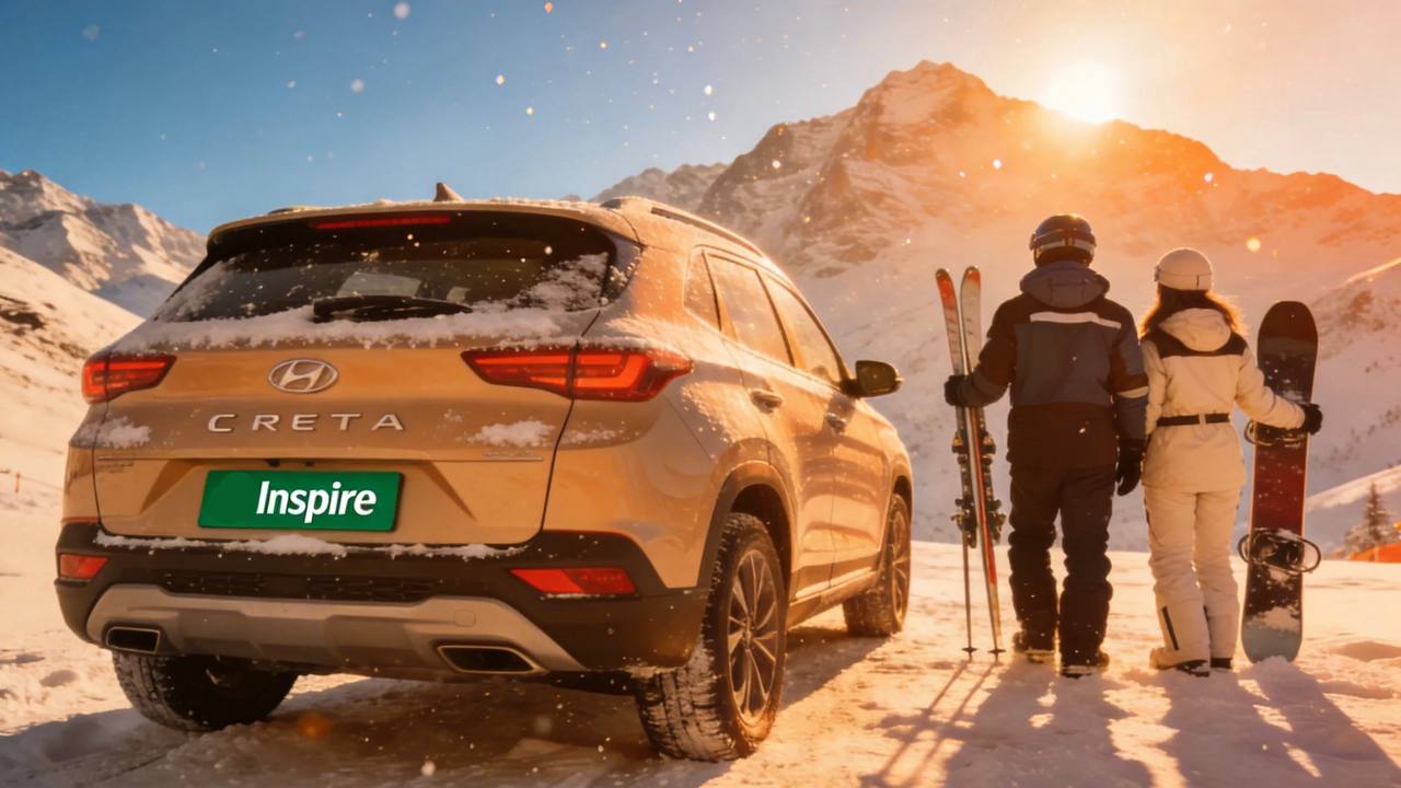 Аренда кроссовера для поездки на горнолыжный курорт с полным приводом