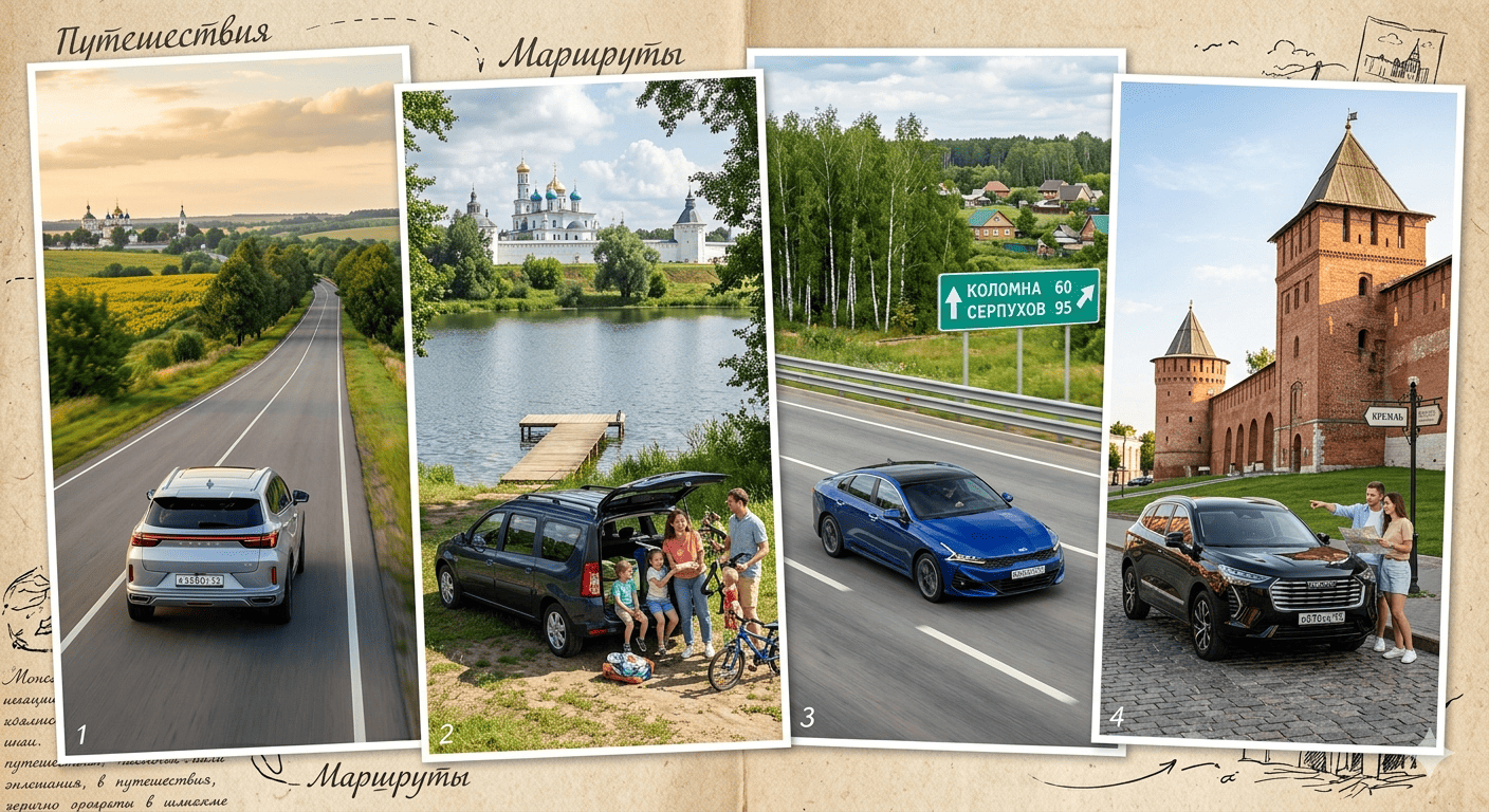 Лучшие маршруты для путешествий на машине по Московской области